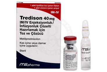 TREDISON 40 MG IM/IV ENJEKSIYONLUK/INFUZYONLUK COZELTI HAZIRLAMAK ICIN TOZ VE COZUCU (1 FLAKON + 1 COZUCU AMPUL)