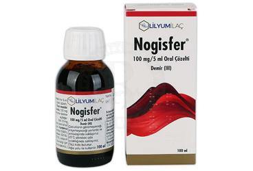 NOGISFER 100 MG/5 ML ORAL COZELTI, 100 ML (1 SISE)