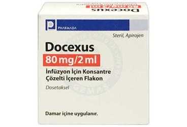 DOCEXUS 80 MG/2 ML INFUZYON ICIN KONSANTRE COZ. ICEREN 1 FLAKON