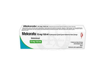 MEKSRATU 15MG/0,6 ML ENJ.SOL.ICEREN KULLANIMA HAZIR 1 ADET SIRINGA