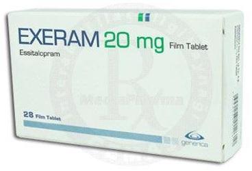 EXERAM 20 MG 28 FILM TABLET