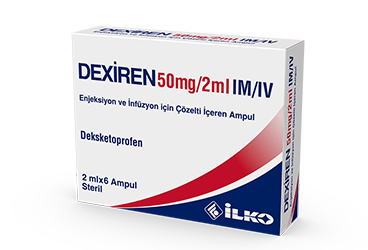 DEXIREN 50 MG/2 ML IM/IV ENJEKSIYON VE INFUZYON ICIN COZELTI ICEREN 6 AMPUL