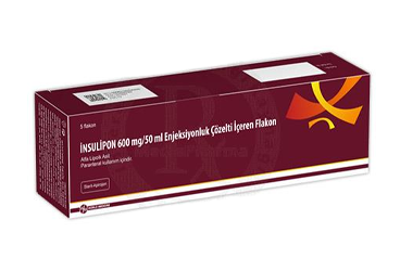 INSULIPON 600 MG/ 50 ML ENJ. COZ. ICEREN 5 FLAKON