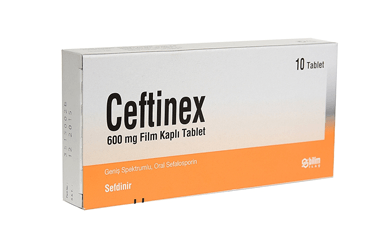 CEFTINEX 600 MG 10 FILM KAPLI TABLET