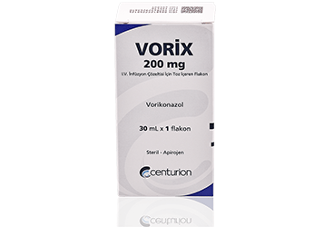 VORIX 200 MG IV INFUZYON COZELTISI ICIN TOZ ICEREN 1 FLAKON