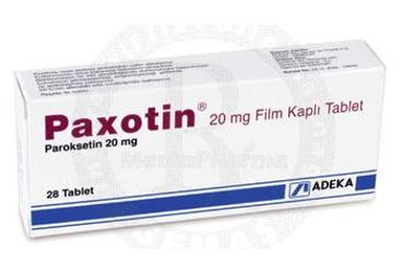 PAXOTIN 20 MG 28 FILM KAPLI TABLET