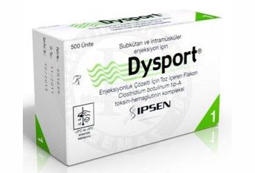 DYSPORT 500 U ENJEKSIYONLUK COZELTI ICIN TOZ ICEREN FLAKON