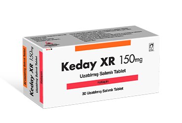 KEDAY XR 150 MG UZATILMIS SALIMLI 30 TABLET