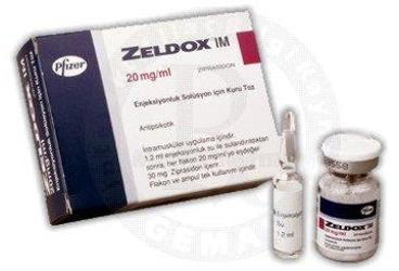 ZELDOX IM ENJ. SOL. ICIN KURU TOZ ICEREN FLAKON 20MG/ML ,1 FLAKON