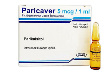 PARICAVER 5 MCG/1 ML IV ENJEKSIYONLUK COZELTI ICEREN AMPUL (5 AMPUL)