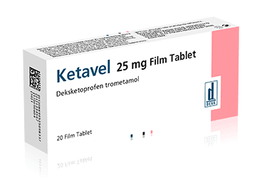 KETAVEL 25 MG FILM TABLET (20 TABLET)