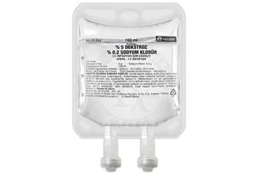 POLIFLEKS %5 DEKSTROZ %0,2 SODYUM KLORUR SOLUSYON 100 ML SETLI PVC TORBA