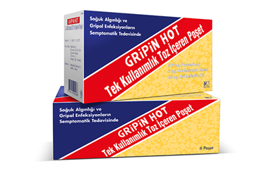 GRIPIN HOT TEK KULLANIMLIK TOZ ICEREN 6 POSET
