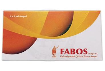 FABOS 20 MG/2 ML ENJEKSIYONLUK COZELTI ICEREN 2 AMPUL