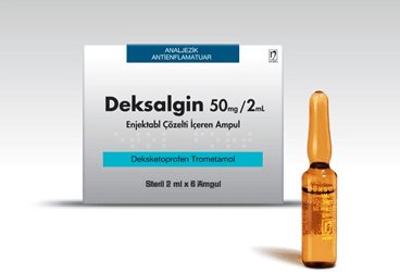 DEKSALGIN 50MG / 2ML IM / IV ENJEKSIYONLUK COZELTI 6 AMPUL