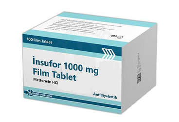 INSUFOR 1000 MG 100 FILM TABLET