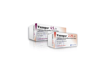 TAZOPER 4,5 GR IV ENJEKSIYONLUK LIYOFILIZE TOZ ICEREN FLAKON