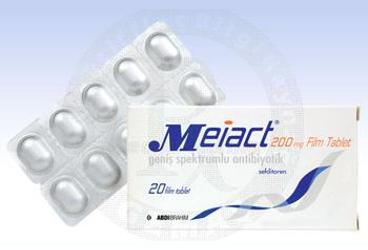 MEIACT 200 MG 20 FILM TABLET