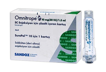 OMNITROPE 10 MG (30 IU)/1,5 ML ENJ. ICIN SOLUSYON ICEREN 1 KARTUS