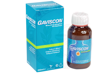 GAVISCON 500 MG + 267 MG + 160 MG / 10 ML ORAL SUSPANSIYON (200 ML)