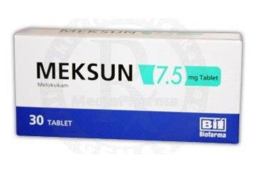 MEKSUN 7,5 MG 30  TABLET