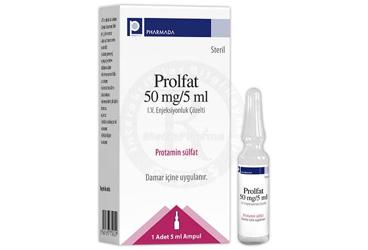 PROLFAT 50 MG/5 ML IV ENJEKSIYONLUK COZELTI (1 ADET)