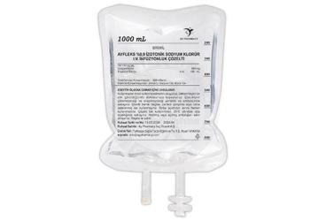 AYFLEKS %0,9 IZOTONIK SODYUM KLORUR I.V. INFUZYONLUK COZELTI 1000 ML,SETSIZ