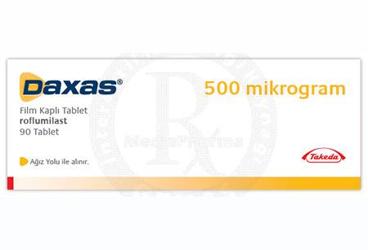 DAXAS 500 MCG 90 FILM TABLET
