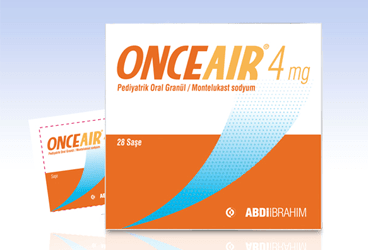 ONCEAIR 4 MG PEDIYATRIK ORAL GRANUL 84 SASE