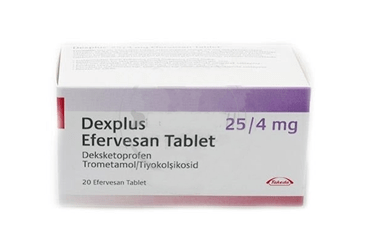 DEXPLUS 25/4 MG 20 EFERVESAN TABLET