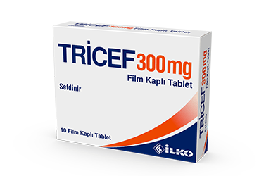 TRICEF 300 MG 10 FILM KAPLI TABLET