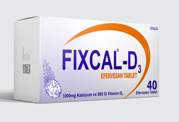 FIXCAL D3 1000 MG / 880 IU EFERVESAN TABLET (40 EFERVESAN TABLET)
