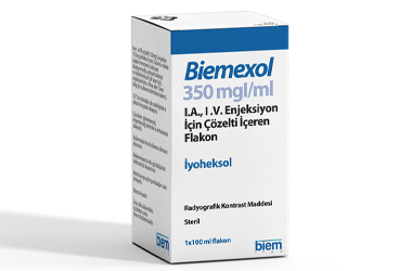 BIEMEXOL 350 MGI/ML IA, IV, INTRATEKAL ENJEKSIYON ICIN COZELTI ICEREN 200 ML 1 FLAKON