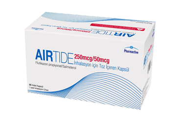 AIRTIDE 250 MCG/50 MCG INHALASYON ICIN TOZ ICEREN KAPSUL