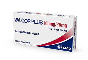 VALCOR PLUS 160/25 MG 28 FILM KAPLI TABET