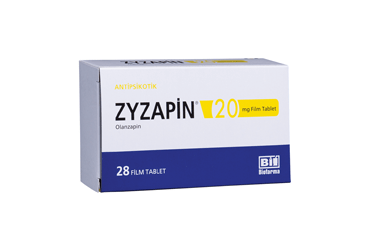 ZYZAPIN 20 MG 28 FILM KAPLI TABLET