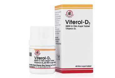 VITEROL-D3 2000 IU FILM KAPLI TABLET (40 TABLET)