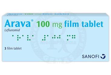 ARAVA 100 MG 3 FILM TABLET