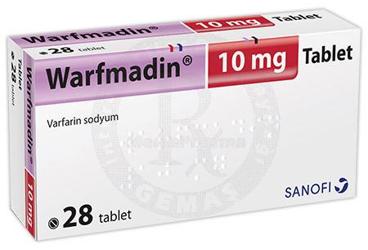 WARFMADIN 10 MG TABLET (28 TABLET)
