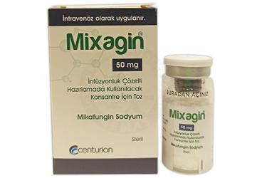 MIXAGIN 50 MG INFUZYONLUK COZELTI HAZIRLAMADA KULLANILACAK KONSANTRE ICIN TOZ