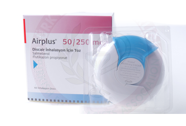 AIRPLUS 50/250 MCG DISCAIR INHALASYON ICIN TOZ 60 DOZ