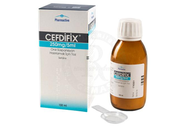 CEFDIFIX 250 MG/5 ML ORAL SUSPANSYON HAZIRLAMAK ICIN TOZ (100 ML)