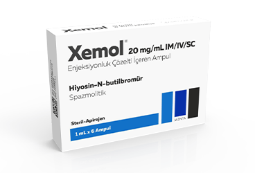 XEMOL 20 MG/ ML IM/IV/SC ENJEKSIYONLUK COZELTI