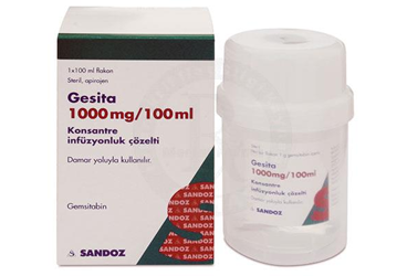 GESITA 1000 MG/100 ML KONSANTRE INFUZYONLUK COZELTI