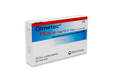 OLMETEC PLUS 20 MG/25 MG 28 FILM KAPLI TABLET