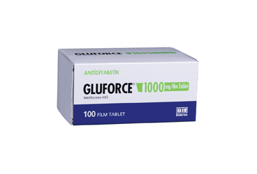 GLUFORCE 1000 MG 100 FILM TABLET