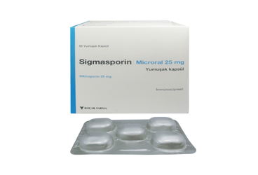 SIGMASPORIN MICRORAL 25 MG 50 YUMUSAK KAPSUL
