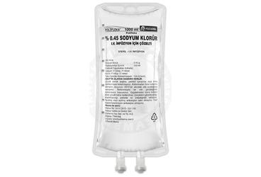 POLIFLEKS %0,45 SODYUM KLORUR IV INFUZYON ICIN COZELTI 1000 ML (SETSIZ)