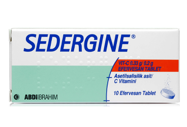 SEDERGINE VIT-C 0.33 G / 0.2 G  EFERVESAN TABLET (10 TABLET)