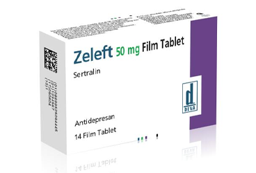 ZELEFT 50 MG 14 FILM TABLET